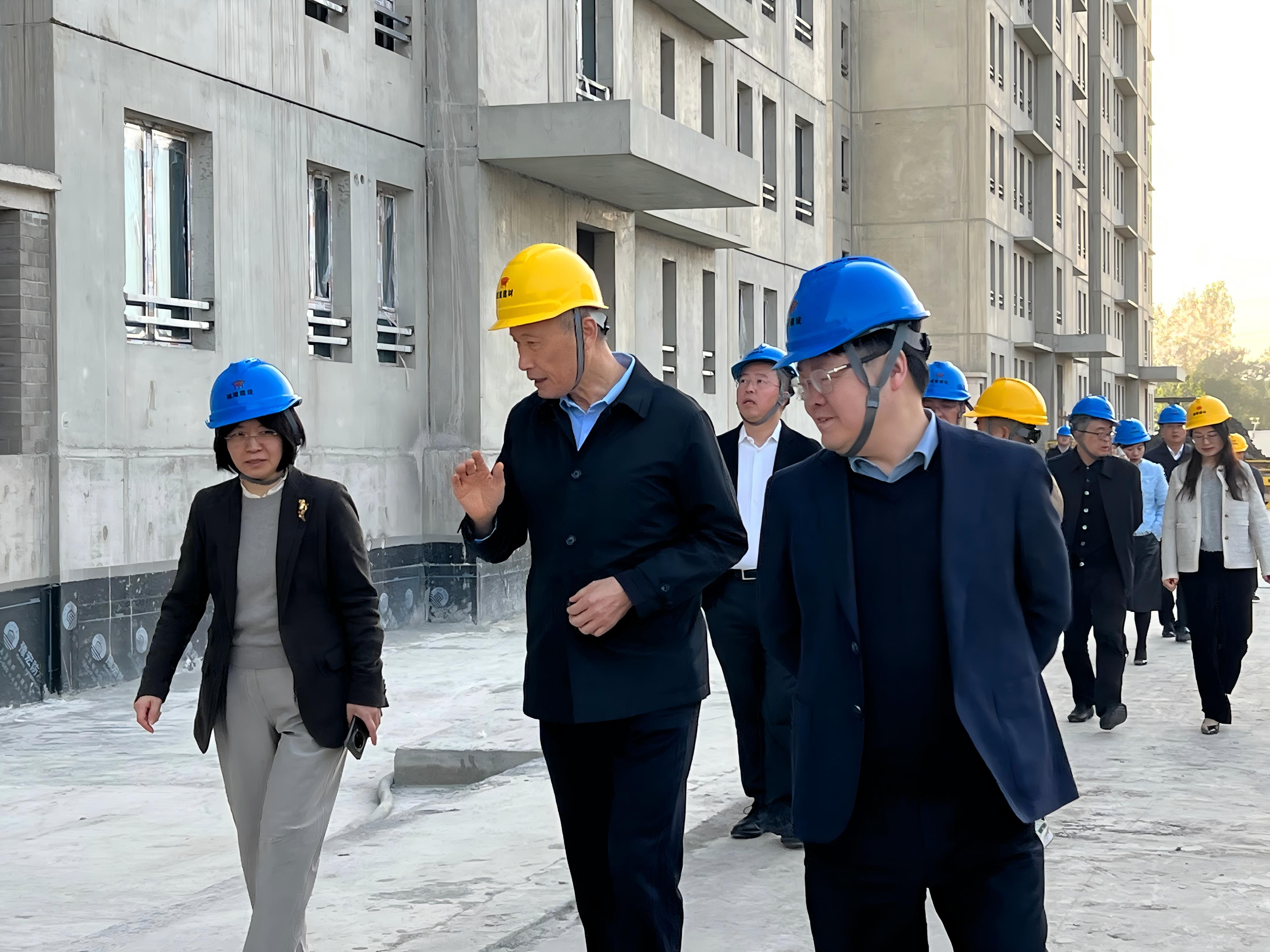 市、区主管领导赴佘山21丘项目实地调研——装配式建筑推动动迁安置房迈向“好房子”新时代(图3)